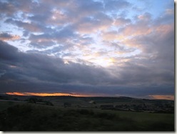 sunset on the way home
