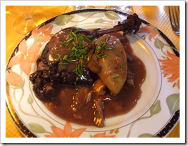 yummy duck dinner